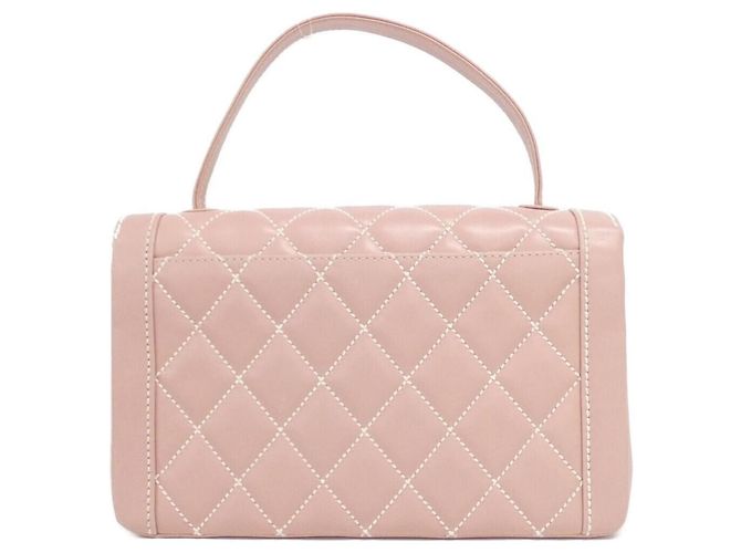 Borsa Chanel Wild Stitch 27570 in Rosa - vista 2