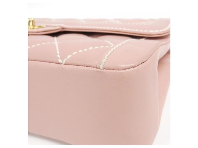 Borsa Chanel Wild Stitch 27570 in Rosa - vista 3
