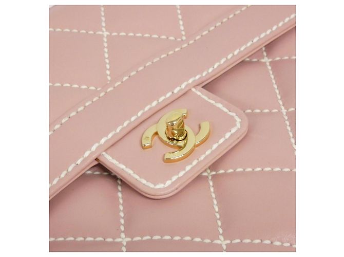 Borsa Chanel Wild Stitch 27570 in Rosa - vista 6