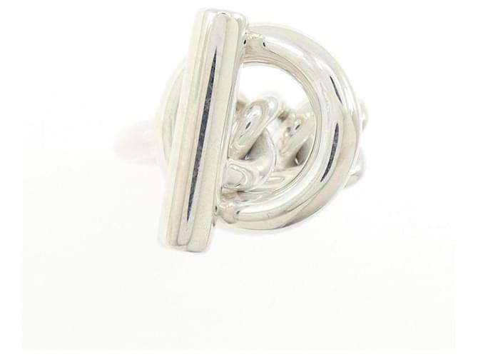 Ring Anello Hermès Croisette Argento - vista 2
