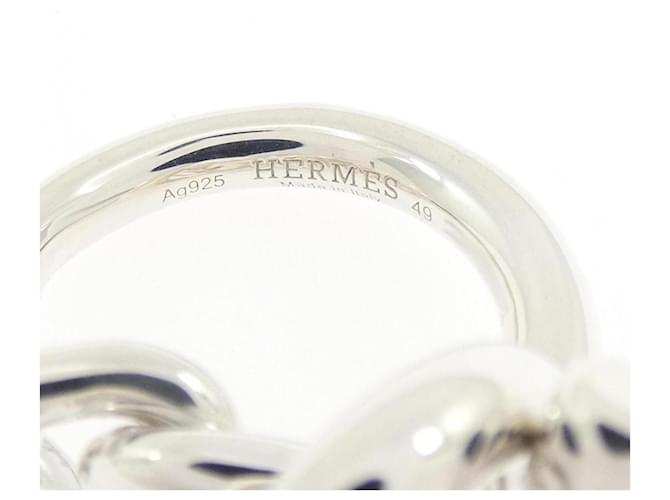 Ring Anello Hermès Croisette Argento - vista 4
