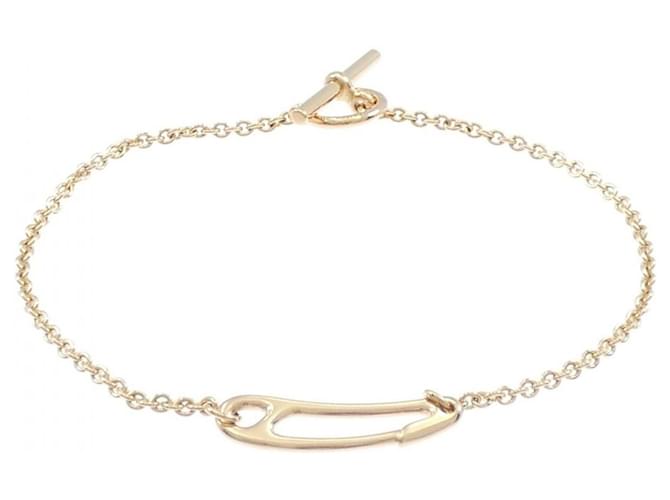 Hermès Bracciale Charm Hermes Pink Gold D'oro - vista 2