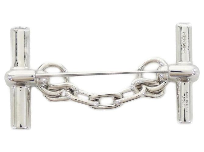 Broche Hermès Flibustier Negro Plata - vista 2