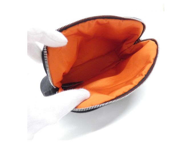 Hermès Bolide Mini Handbag Pouch Schwarz - Ansicht 6