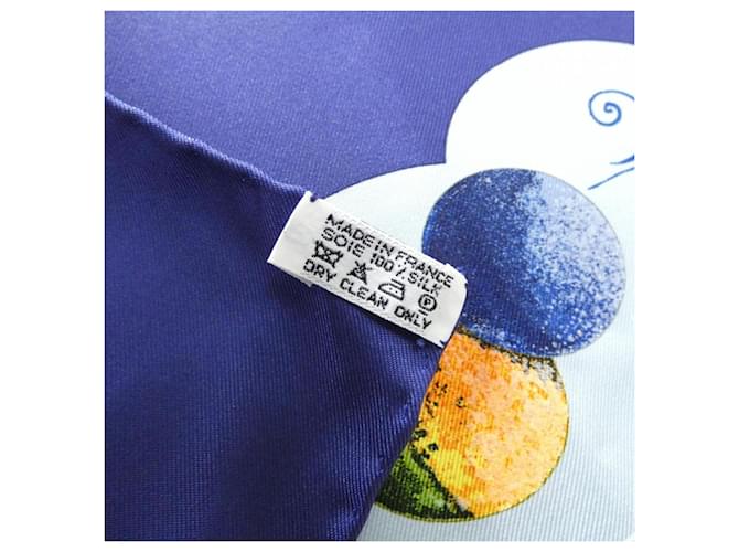 Hermès Carré Hermes AUBE LIBRE COMME L'ANGE Sciarpa Muffler Arancione - vista 3