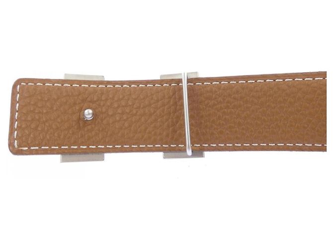 Hermès Hermes H 32mm Wendelgürtel Braun Schwarz - Ansicht 3