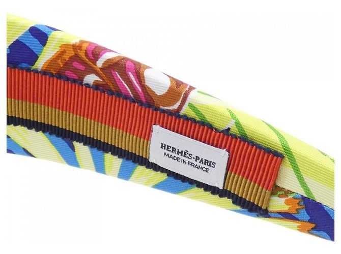 Hermès Hermes WILD SINGAPORE Gina 231016G Headband Multicolore - vista 3