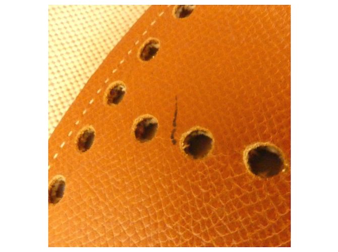 Hermès Borsa a tracolla Hermes Evelyne GM in Cognac - vista 10