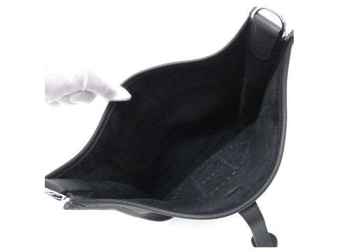 Hermès Borsa a tracolla Hermes Evelyne 3 PM Nero - vista 6