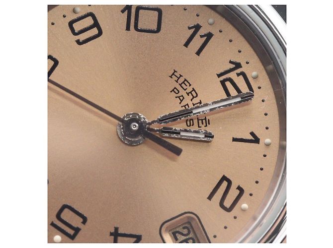 Hermès Relógio de pulso Hermes Clipper CL4.210 Stainless Steel Quartz - vista 8