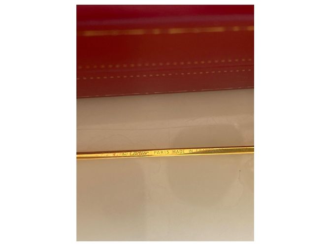 Occhiali da sole Cartier Vendôme Tank Gold hardware - vista 6