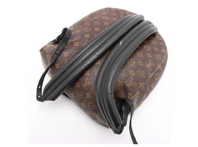 Zaino Louis Vuitton Palm Springs MM Marrone - vista 3