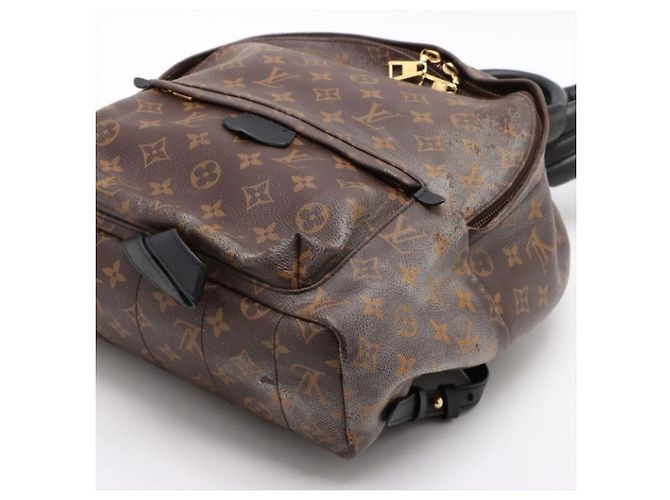 Zaino Louis Vuitton Palm Springs MM Marrone - vista 4