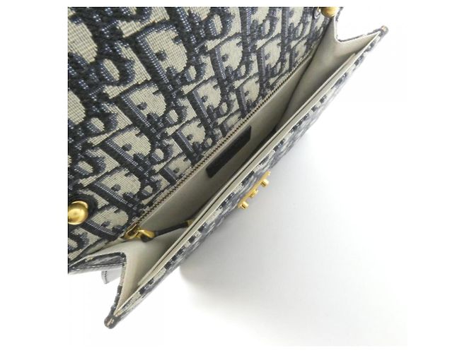 Borsa a tracolla Christian Dior Addict M5818CTZQ Blu - vista 7