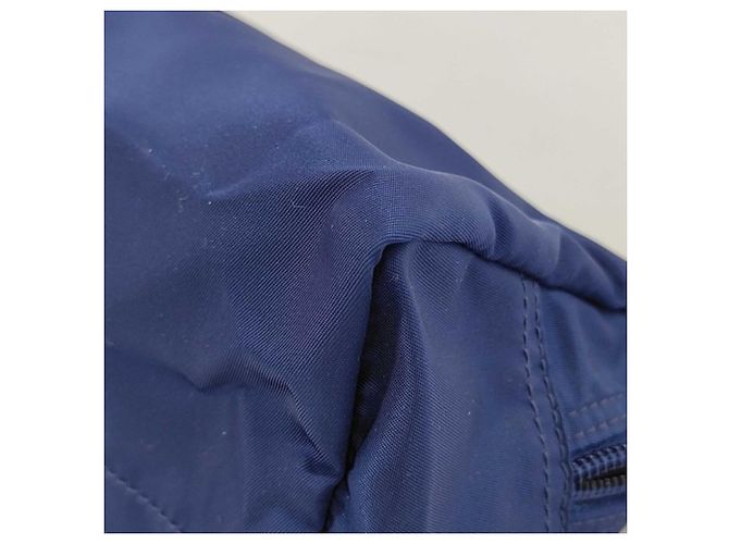 Prada Triangle Pouch 1NA350 Blau - Ansicht 4