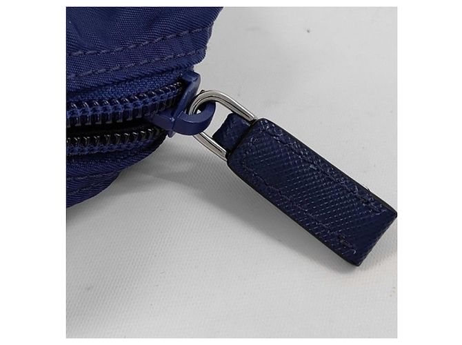 Prada Triangle Pouch 1NA350 Blau - Ansicht 5