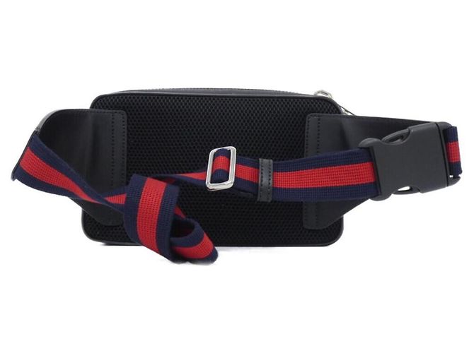 Borsello da vita Gucci 474293 K9RRN Marrone Nero - vista 2
