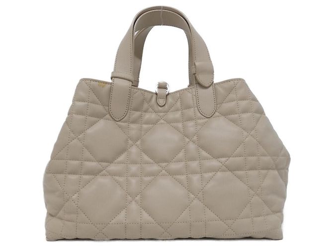 Bolso Christian Dior Toujours Medium Beige - vista 2
