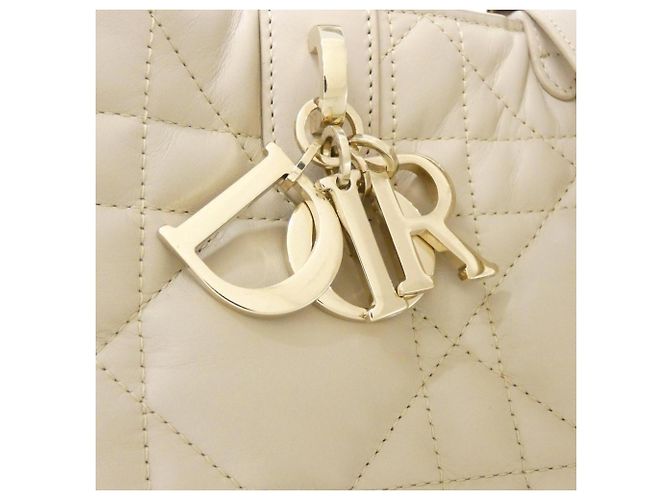Bolso Christian Dior Toujours Medium Beige - vista 7