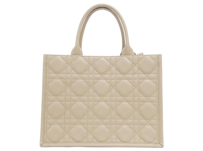 Borsa a mano Christian Dior Book Tote Medium Beige - vista 2