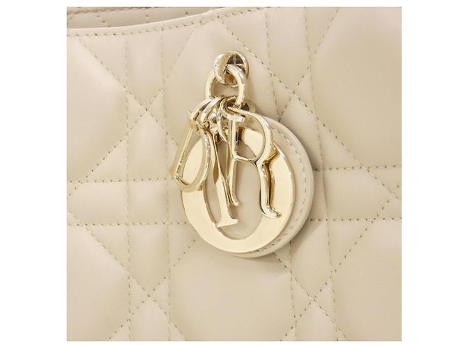 Borsa a mano Christian Dior Book Tote Medium Beige - vista 4