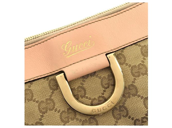 Borsa a tracolla Gucci 203257 FFPAG Marrone Rosa - vista 6