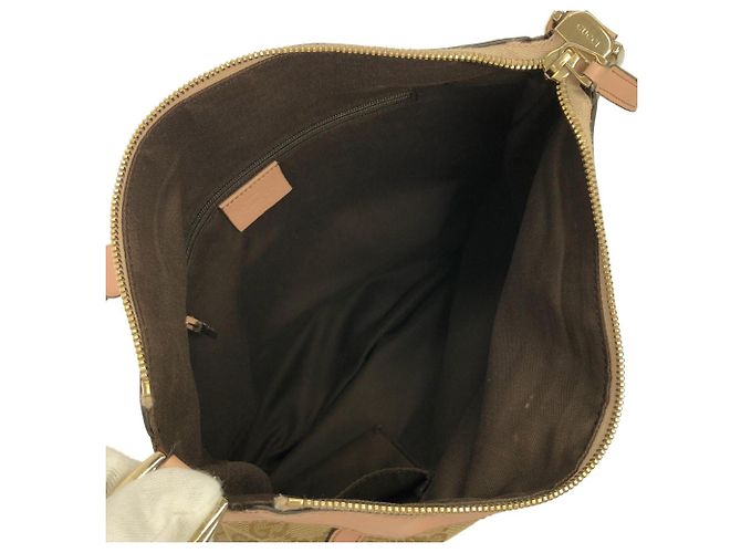 Borsa a tracolla Gucci 203257 FFPAG Marrone Rosa - vista 9