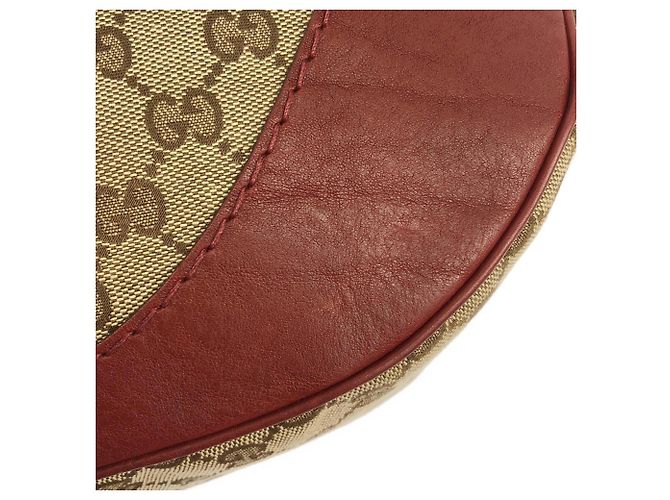 Borsa a tracolla Gucci 203503 Rosso Beige - vista 3