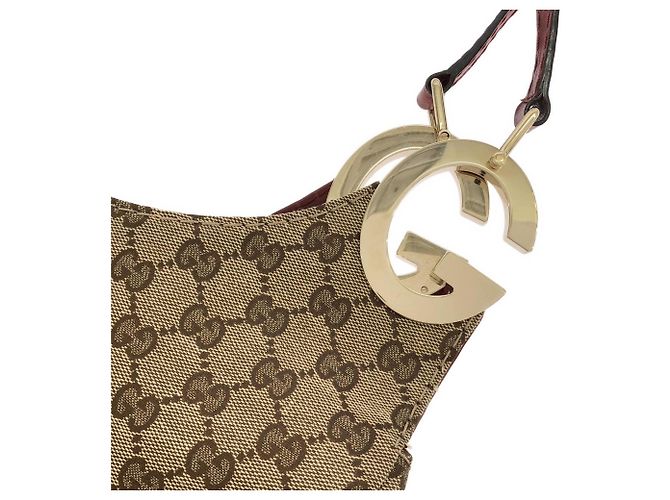 Borsa a tracolla Gucci 203503 Rosso Beige - vista 5