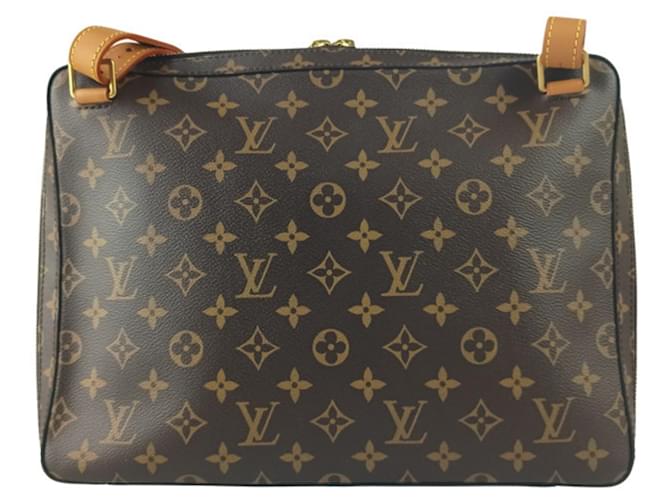 Borsa Messenger Louis Vuitton Monogram Marrone - vista 2