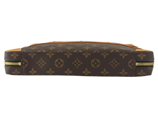 Borsa Messenger Louis Vuitton Monogram Marrone - vista 3
