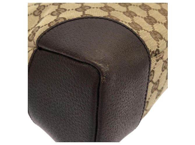 Borsa a tracolla Gucci 110054 Beige Marrone scuro - vista 4