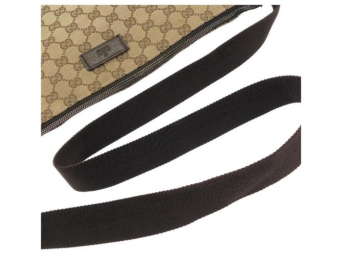 Borsa a tracolla Gucci 110054 Beige Marrone scuro - vista 7