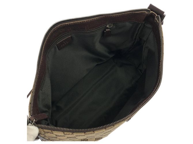 Borsa a tracolla Gucci 110054 Beige Marrone scuro - vista 8