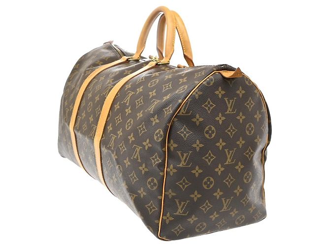 Louis Vuitton Keepall Monogram 50 Marrone - vista 4
