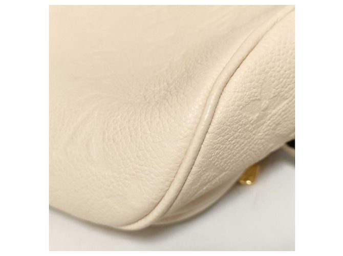 Borsa a tracolla Louis Vuitton Monogram Empreinte Beige - vista 7