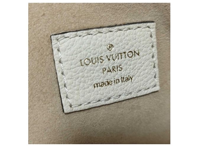 Borsa a tracolla Louis Vuitton Monogram Empreinte Beige - vista 8