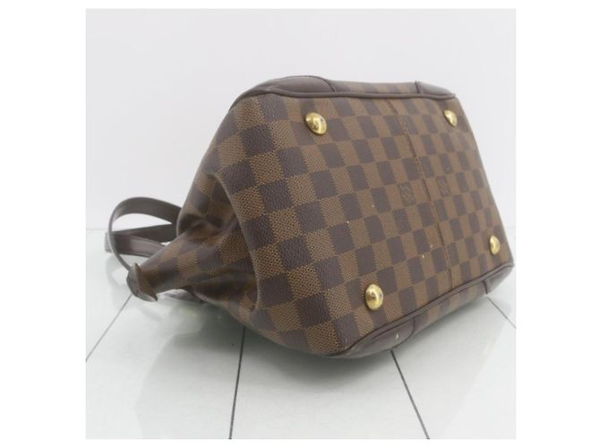 Borsa Louis Vuitton Verona PM Marrone Damier ebene - vista 4