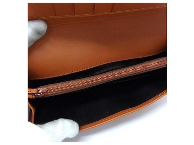 Cartera larga GUCCI Shima 146229 Castaño Naranja - vista 4