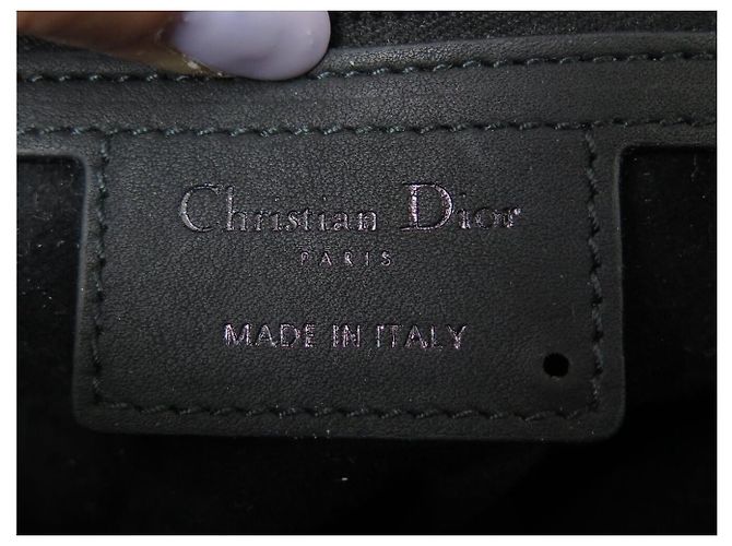 Christian Dior NUOVA BORSA A MANO DIOR SADDLE SO BLACK MEDIUM PELLE NERA TRACOLLA Nero - vista 11