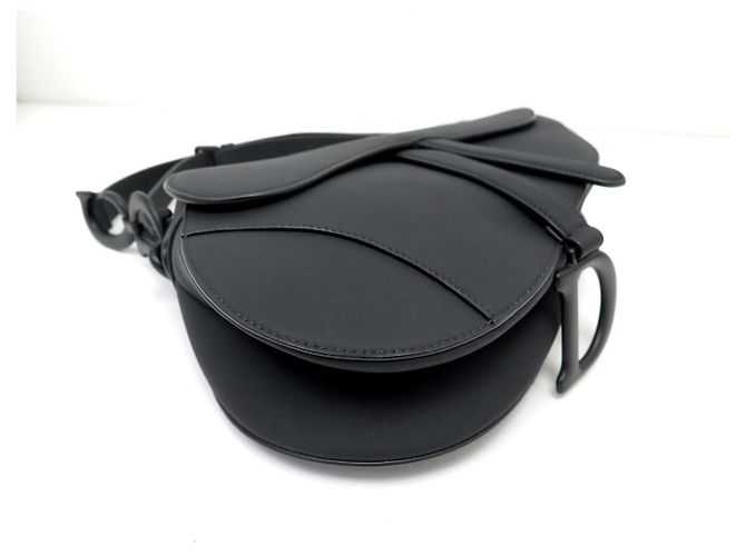Christian Dior NUOVA BORSA A MANO DIOR SADDLE SO BLACK MEDIUM PELLE NERA TRACOLLA Nero - vista 3