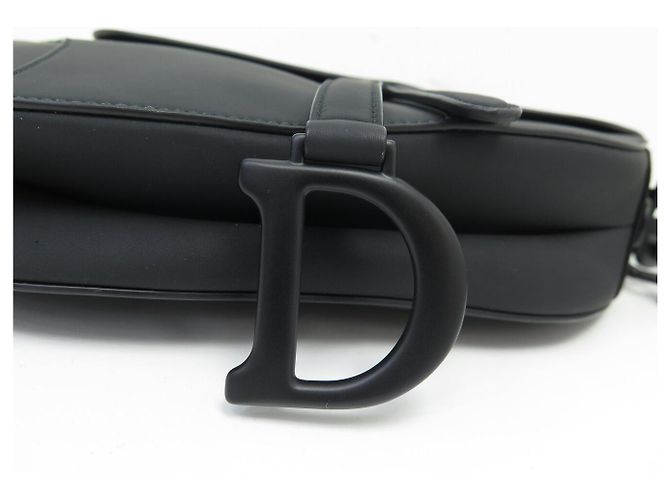 Christian Dior NUOVA BORSA A MANO DIOR SADDLE SO BLACK MEDIUM PELLE NERA TRACOLLA Nero - vista 6