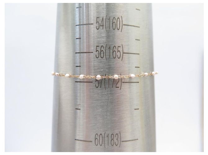 Autre Marque NUOVO COLLANA + BRACCIALE GIGI CLOZEAU CLASSIQUE PERLE BIANCHE ORO ROSA 18K D'oro - vista 12