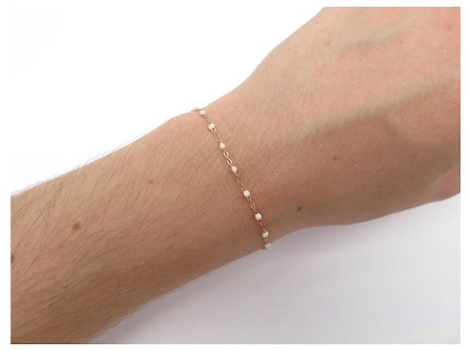 Autre Marque NUOVO COLLANA + BRACCIALE GIGI CLOZEAU CLASSIQUE PERLE BIANCHE ORO ROSA 18K D'oro - vista 13