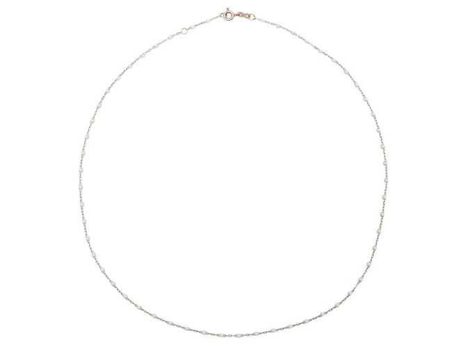 Autre Marque NUOVO COLLANA + BRACCIALE GIGI CLOZEAU CLASSIQUE PERLE BIANCHE ORO ROSA 18K D'oro - vista 2