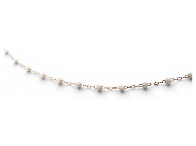 Autre Marque NUOVO COLLANA + BRACCIALE GIGI CLOZEAU CLASSIQUE PERLE BIANCHE ORO ROSA 18K D'oro - vista 3