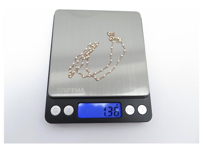 Autre Marque NUOVO COLLANA + BRACCIALE GIGI CLOZEAU CLASSIQUE PERLE BIANCHE ORO ROSA 18K D'oro - vista 7