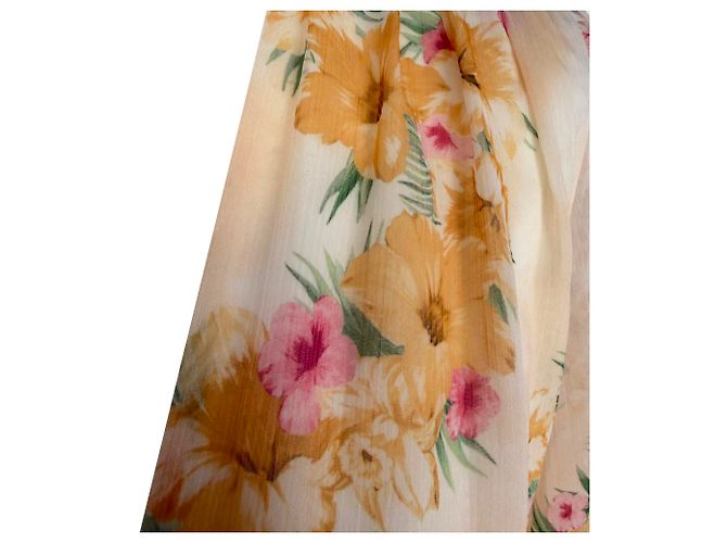 Abito maxi floreale con cutout Maje in poliestere multicolore - vista 3