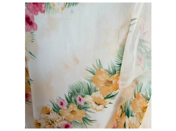 Abito maxi floreale con cutout Maje in poliestere multicolore - vista 4