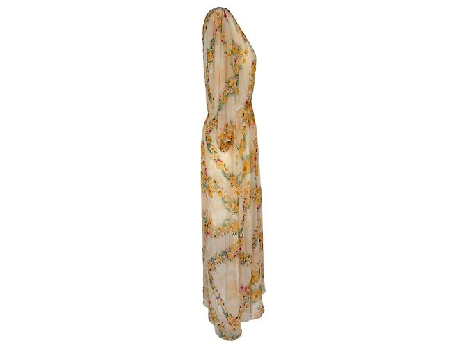 Abito maxi floreale con cutout Maje in poliestere multicolore - vista 5